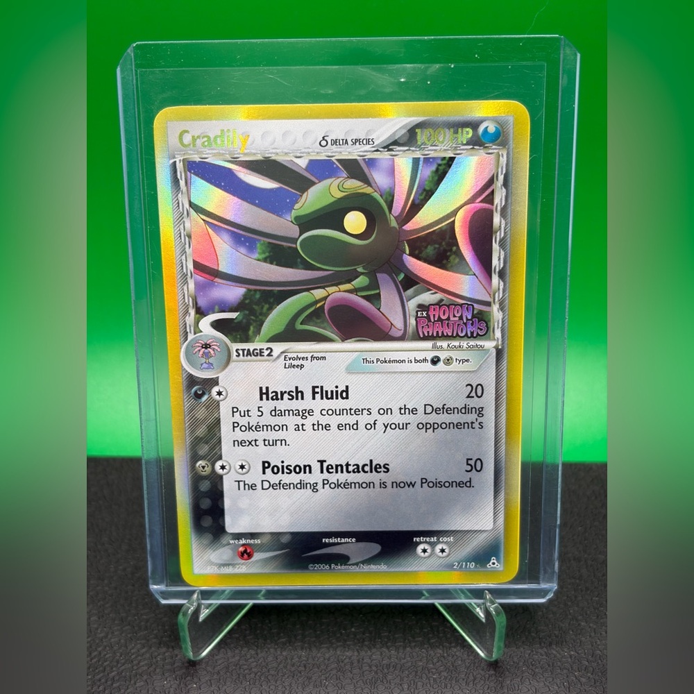 Holon Phantoms Cradily Holo Pokémon Card